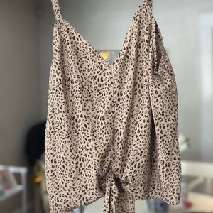 Cheetah print tank top VIXBE